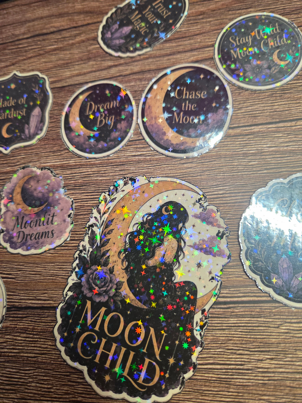Moon Child sticker set