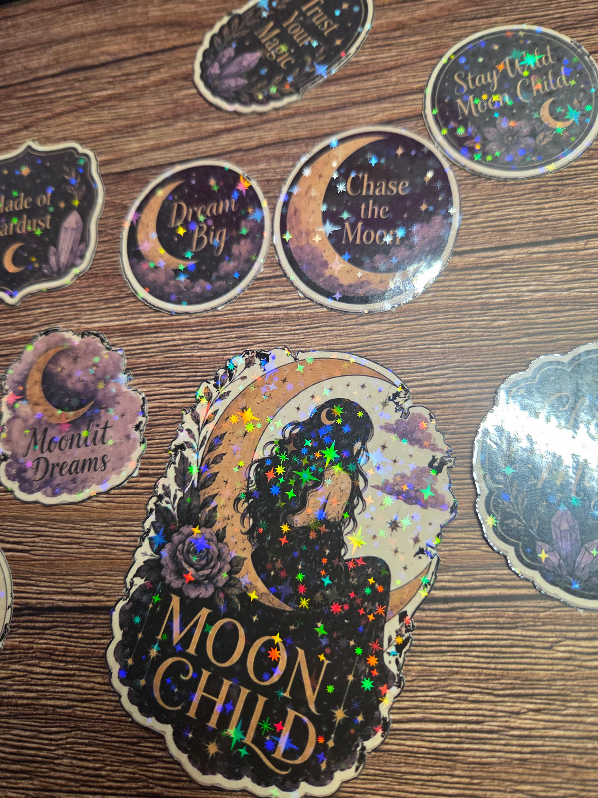 Moon Child sticker set