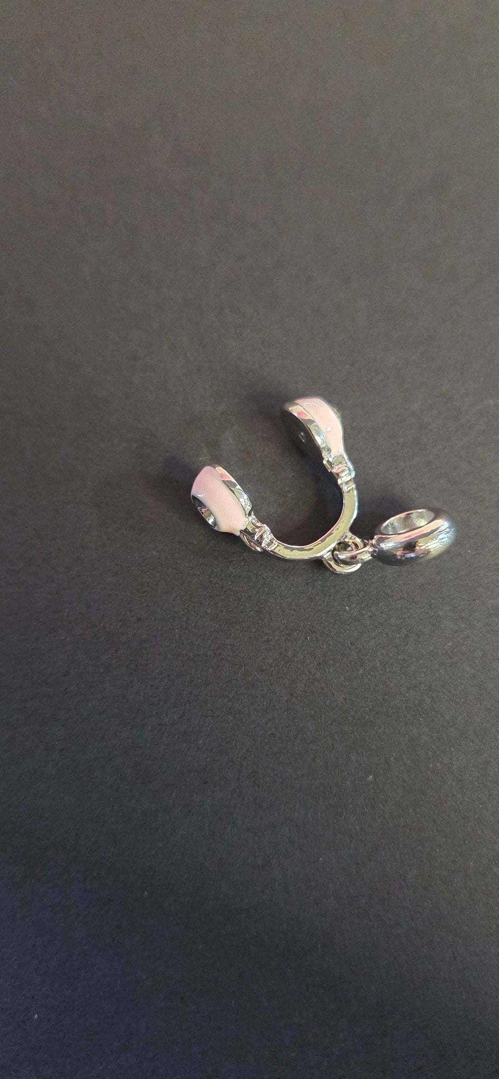 Pink earphones charm