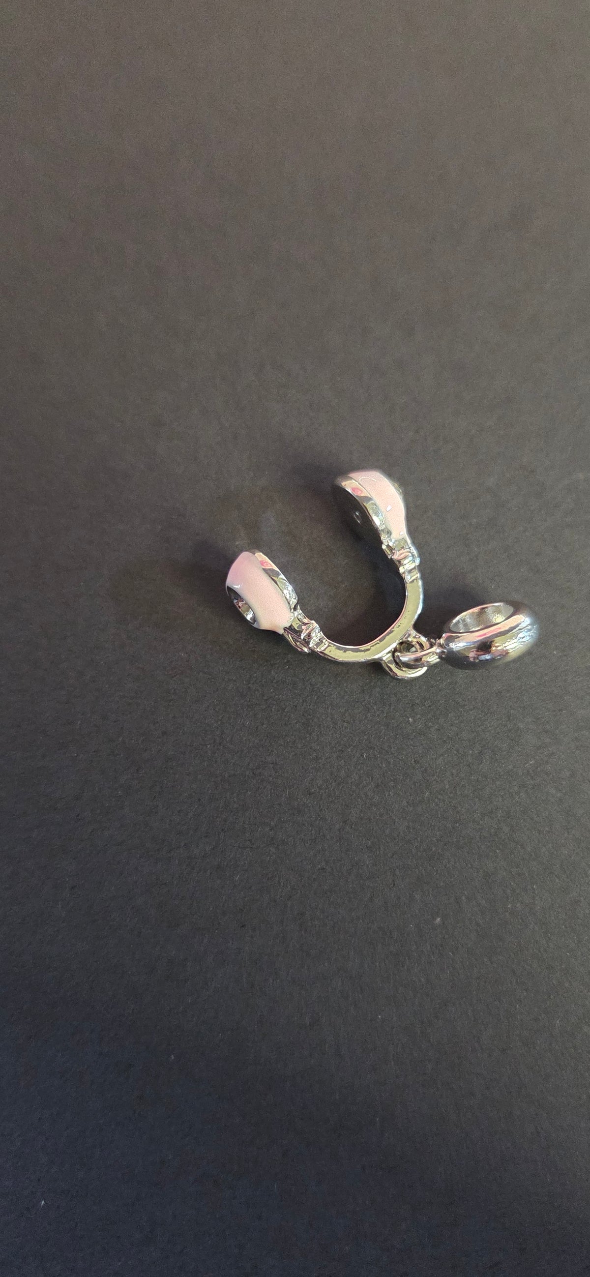 Pink earphones charm