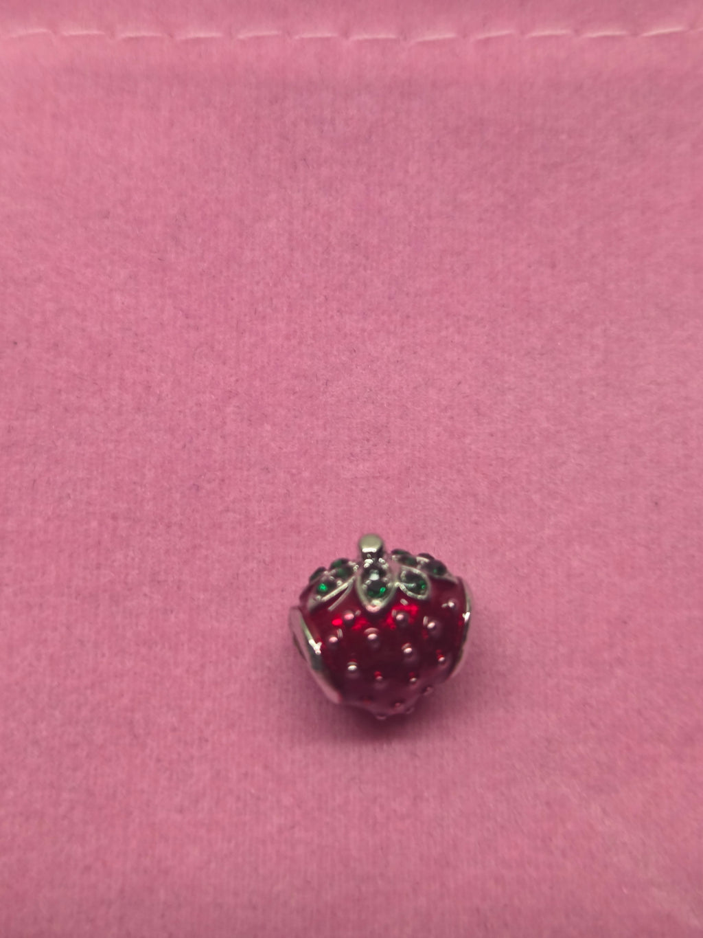 Red strawberry charm