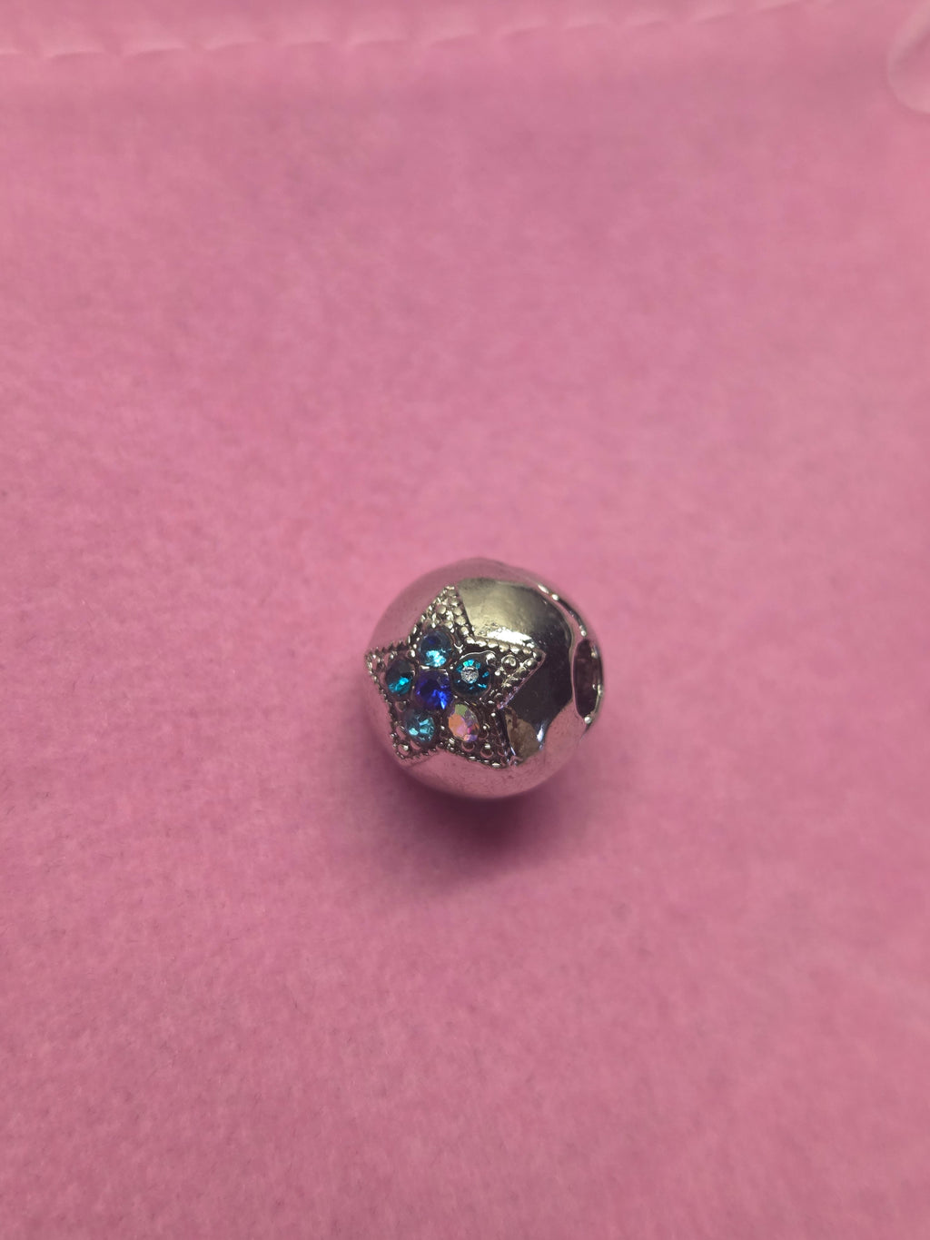 Blue star charm