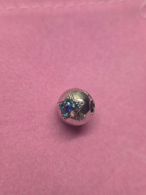 Blue star charm