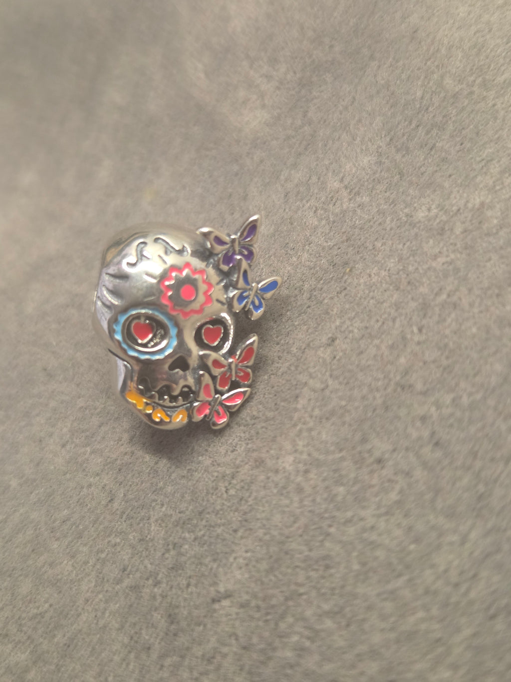 Sugar skull charm