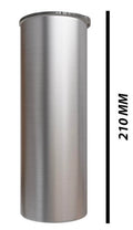 20 oz silver skinny tumbler