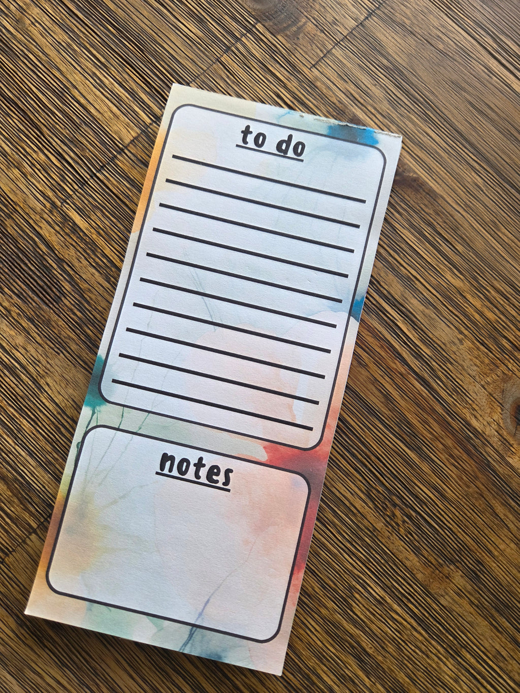 To-do Note pad