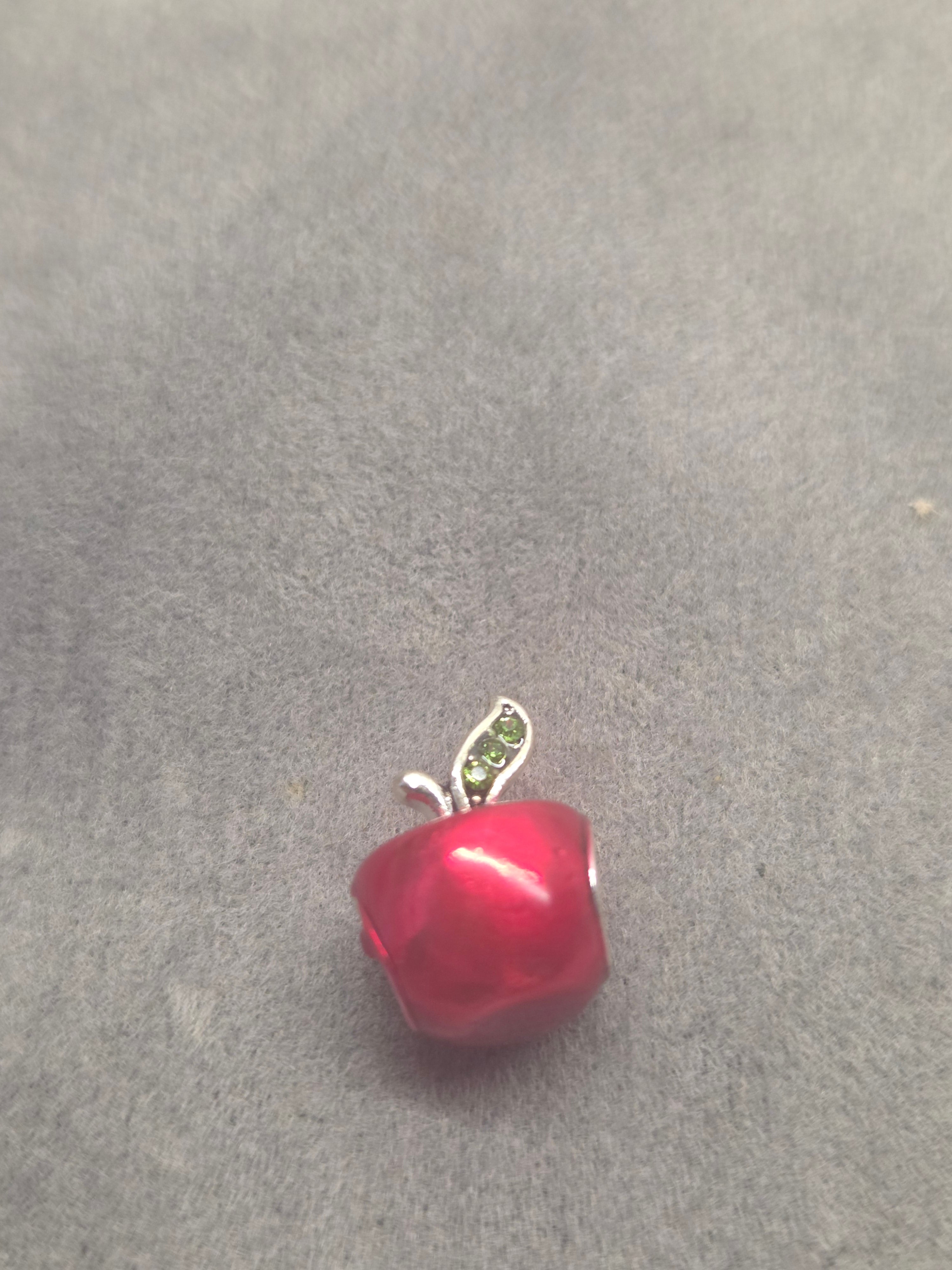 Red apple charm
