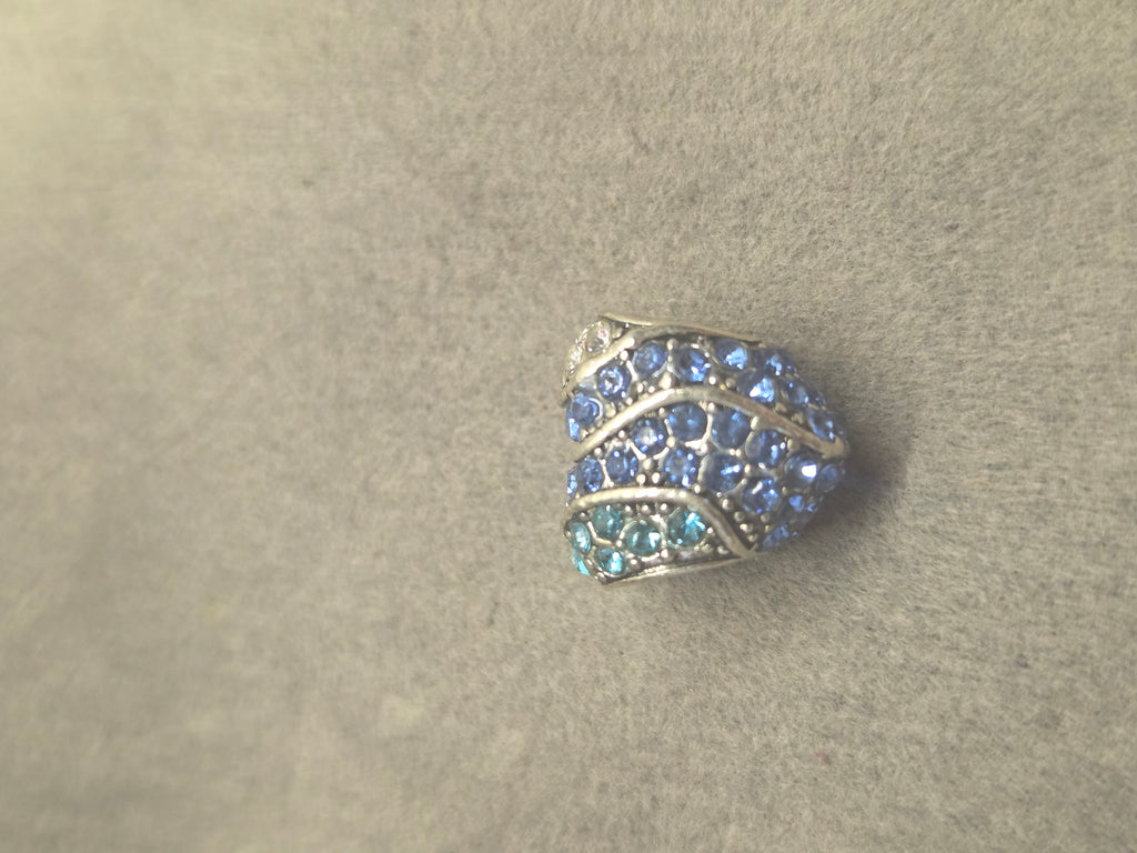 Blue heart charm