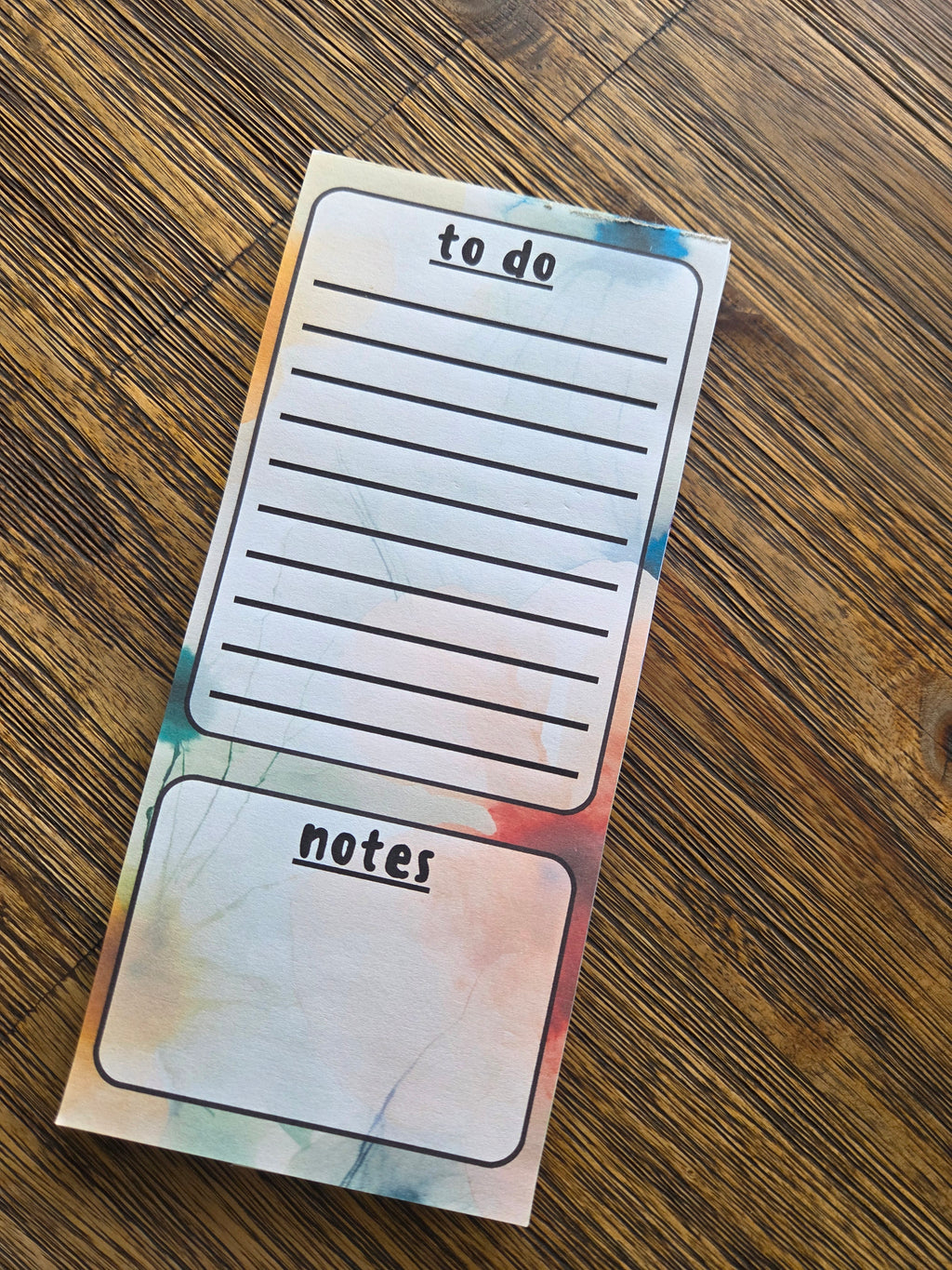 To-do Note pad