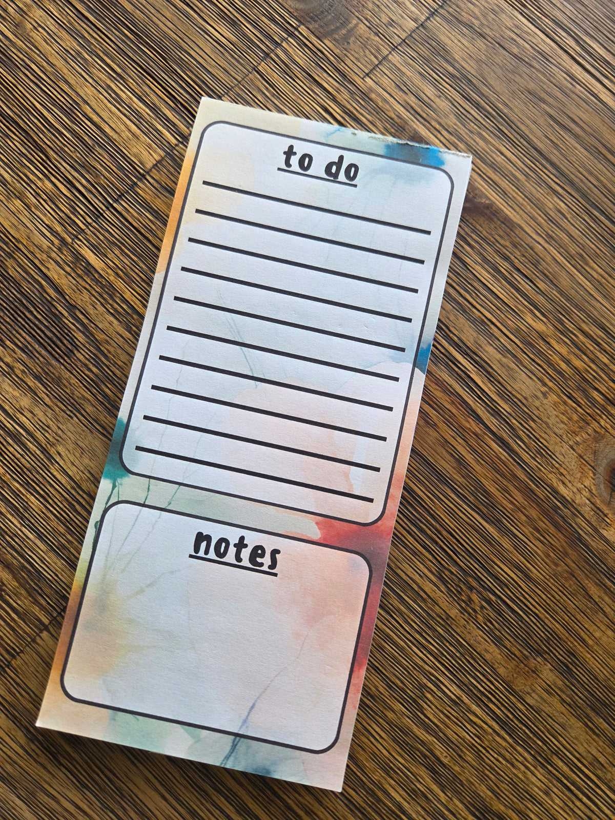 To-do Note pad