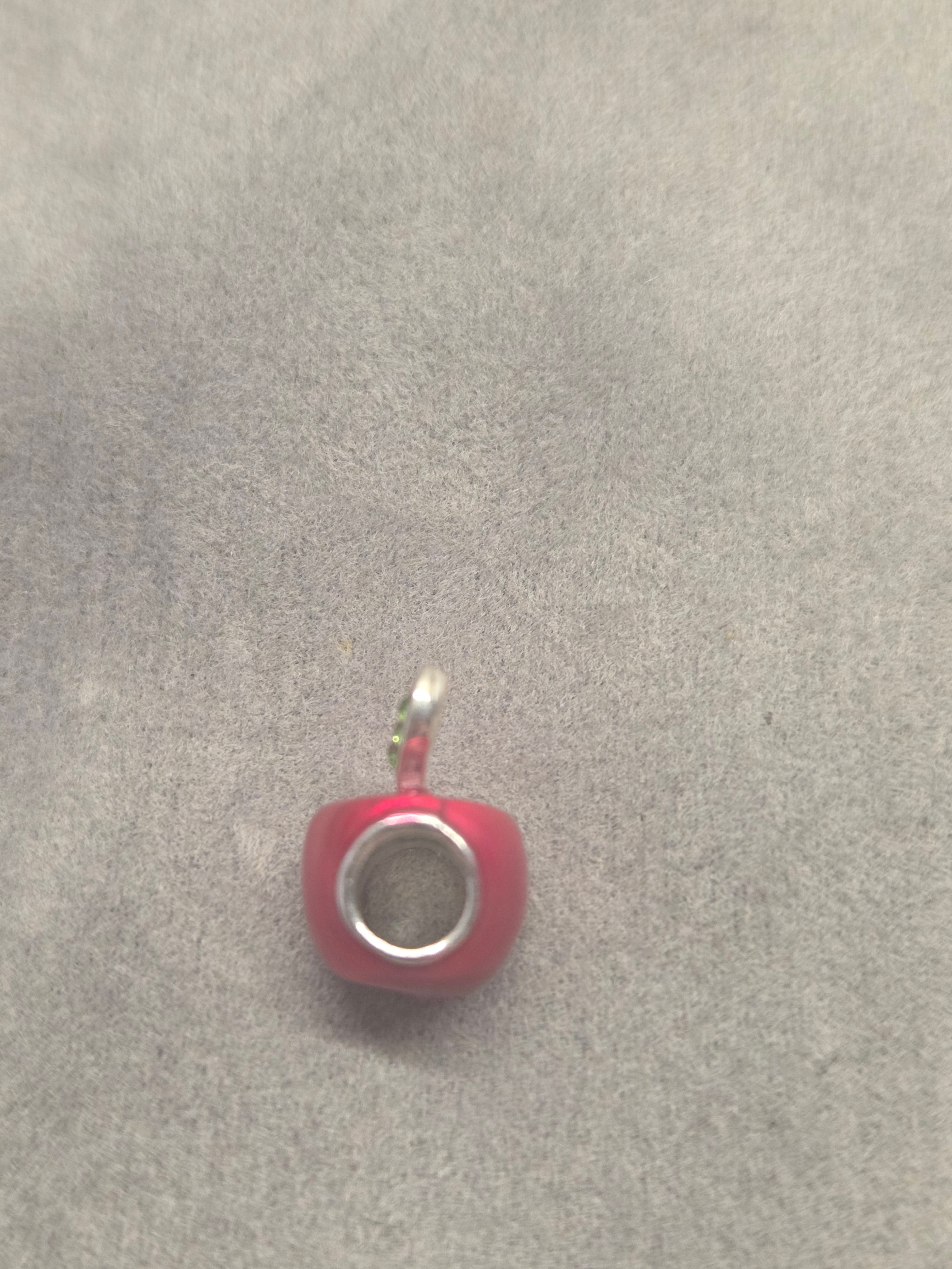 Red apple charm