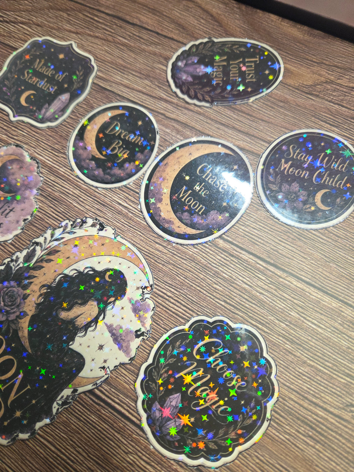 Moon Child sticker set