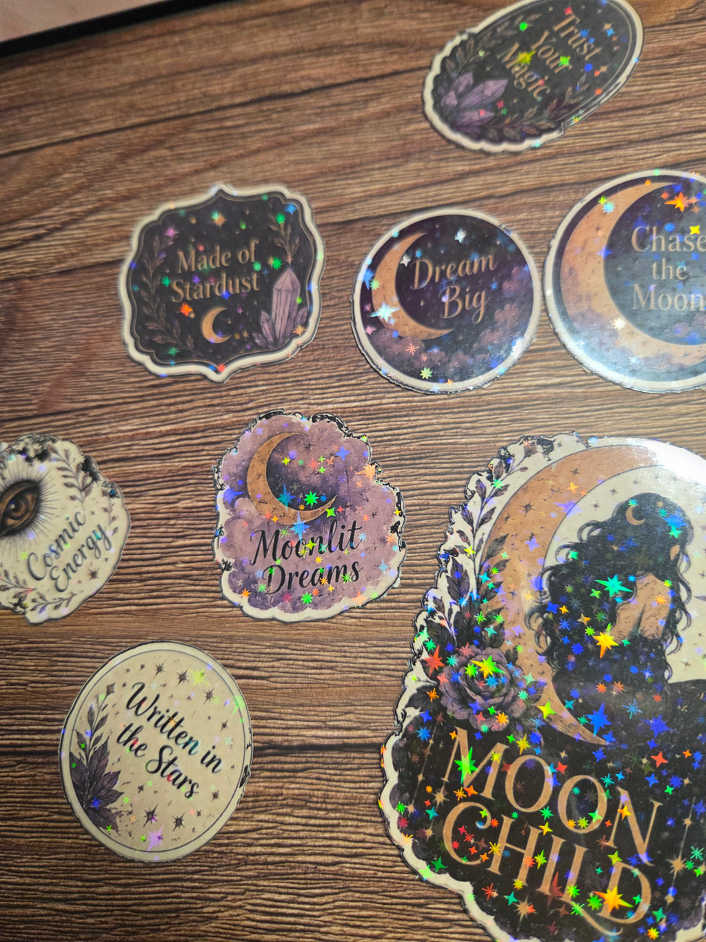 Moon Child sticker set