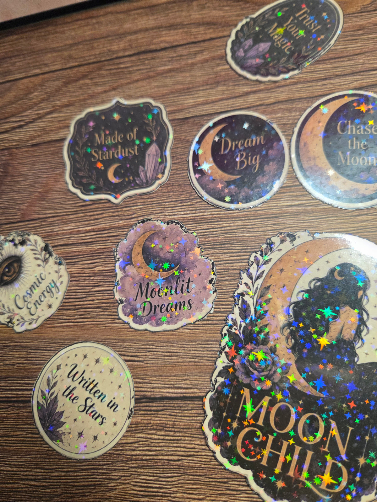 Moon Child sticker set