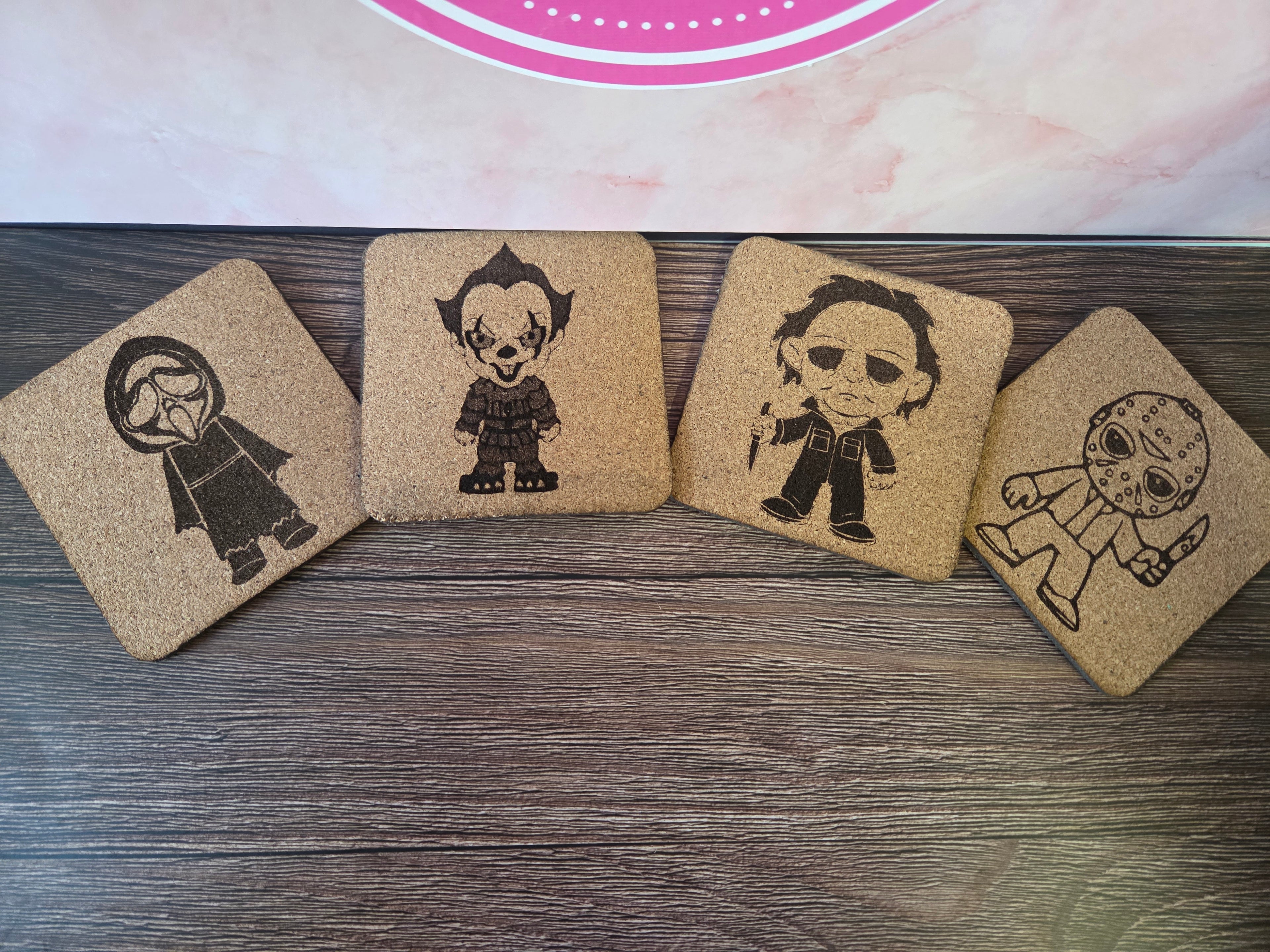 Cork coasters