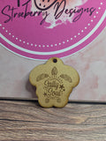 Wooden keyring