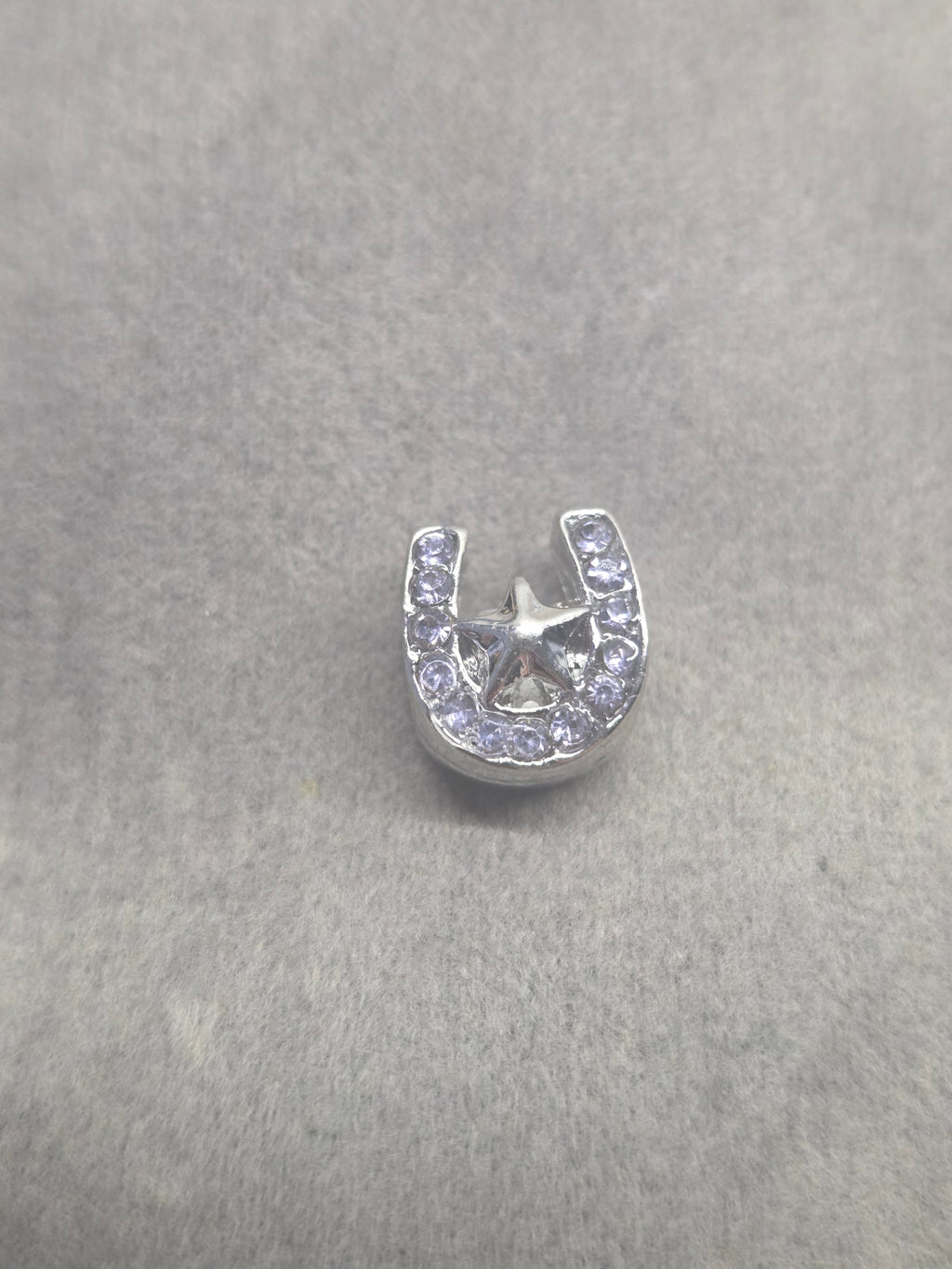 Purple lucky shoe charm