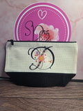 Canvas make up bag