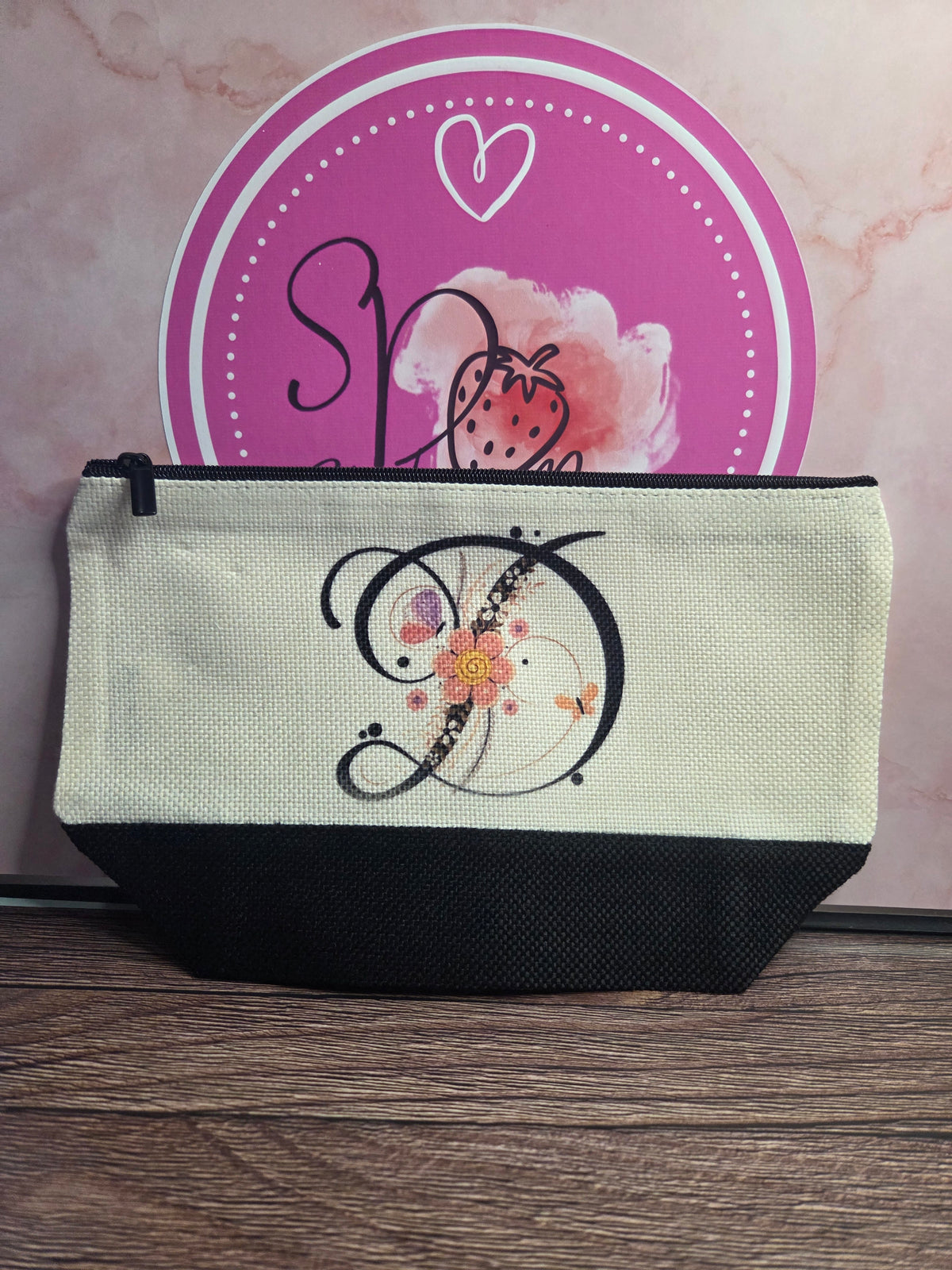 Canvas make up bag