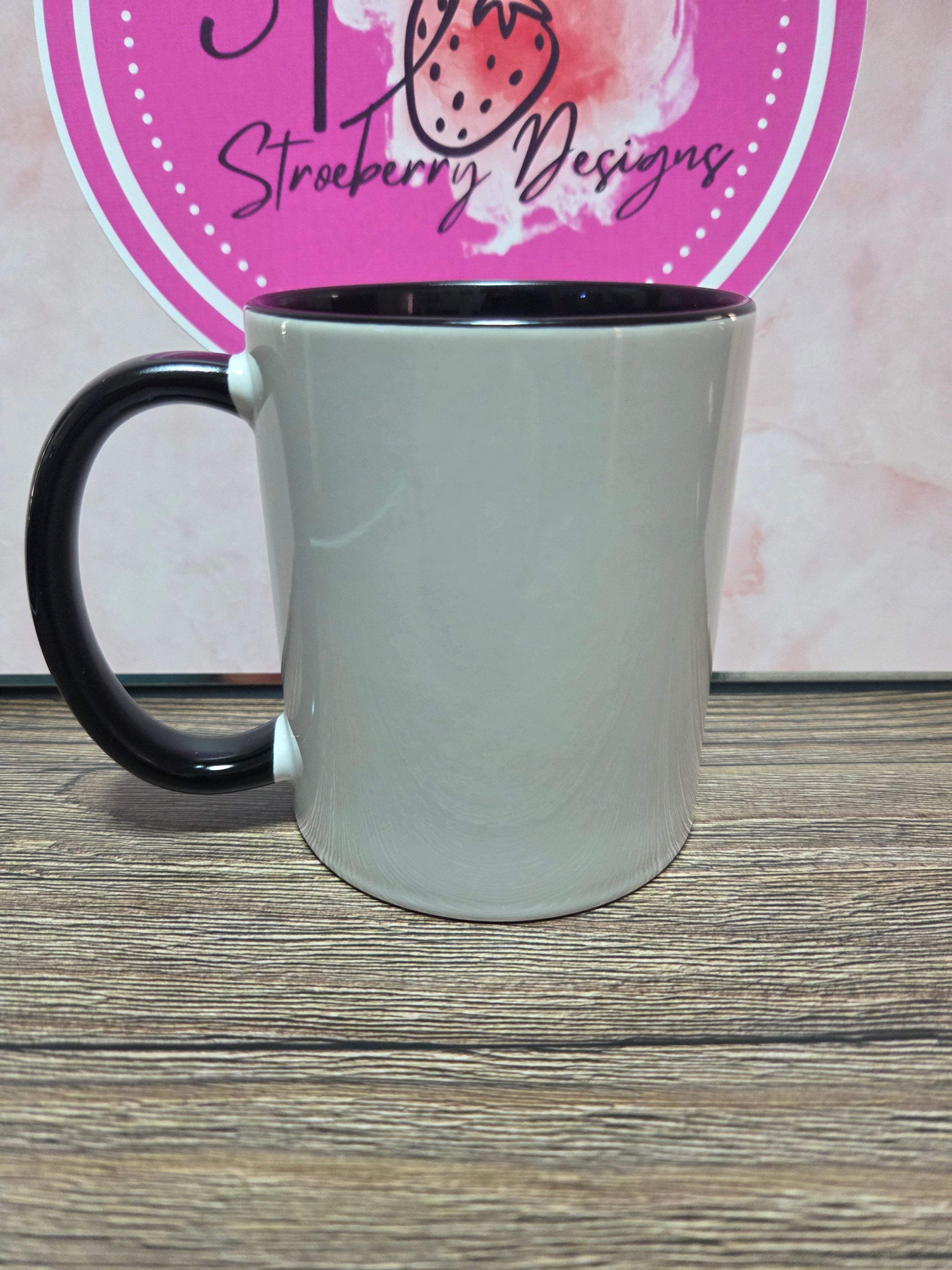Mug black handle