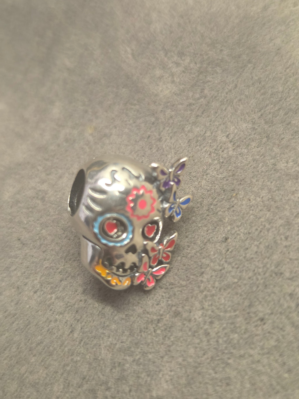 Sugar skull charm