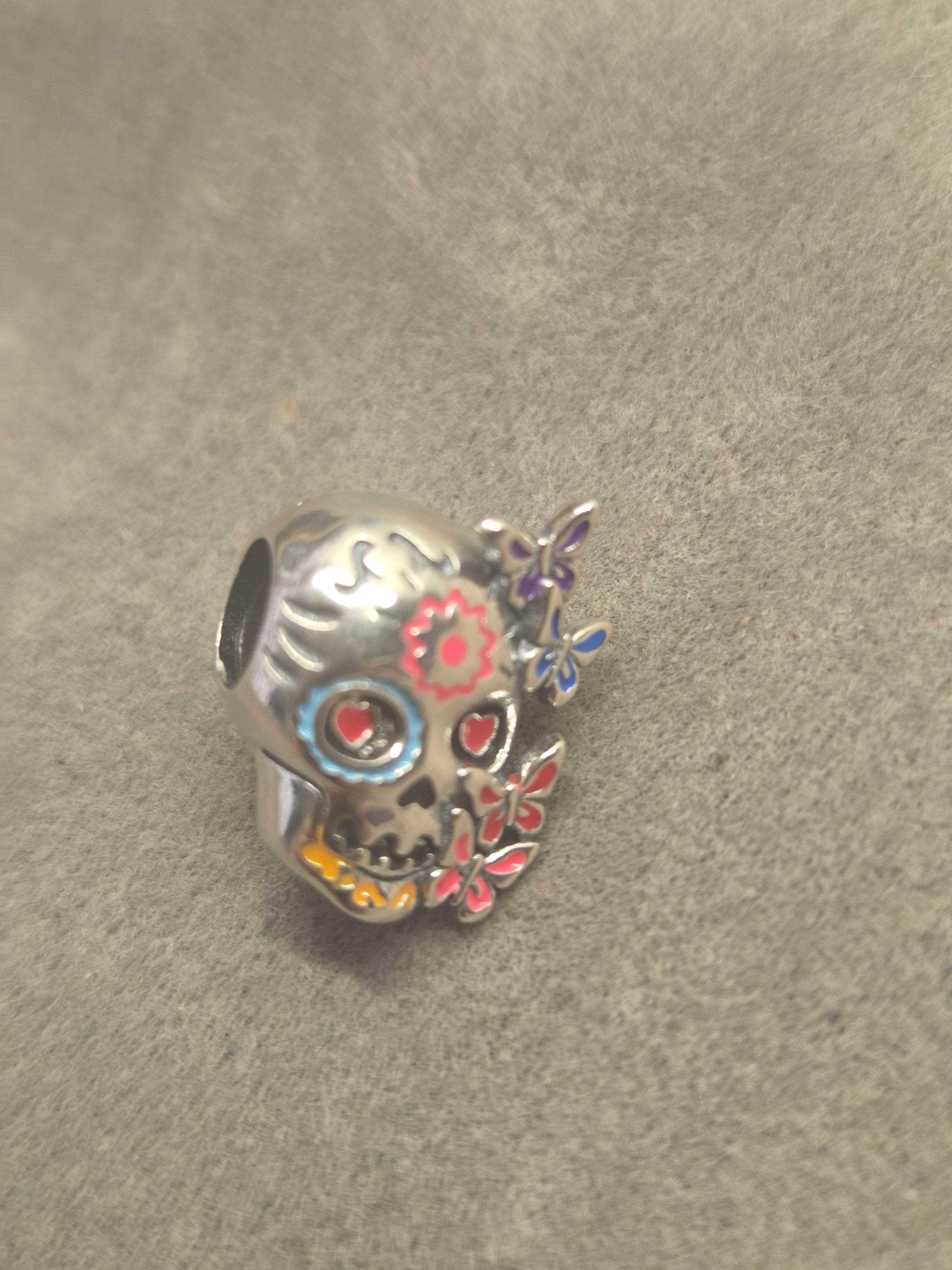 Sugar skull charm