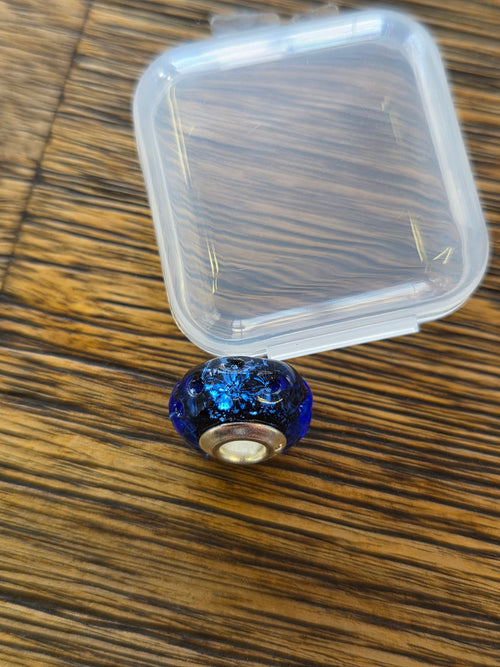 Blue bead charm