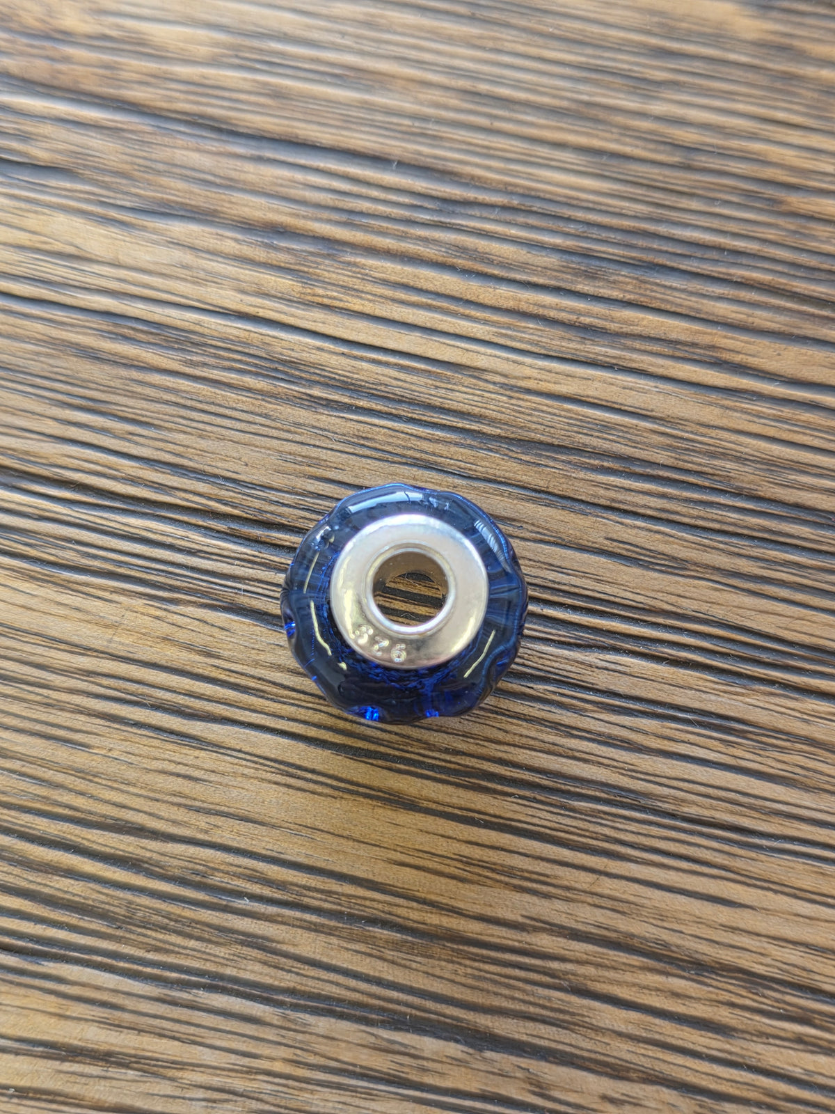 Blue bead charm