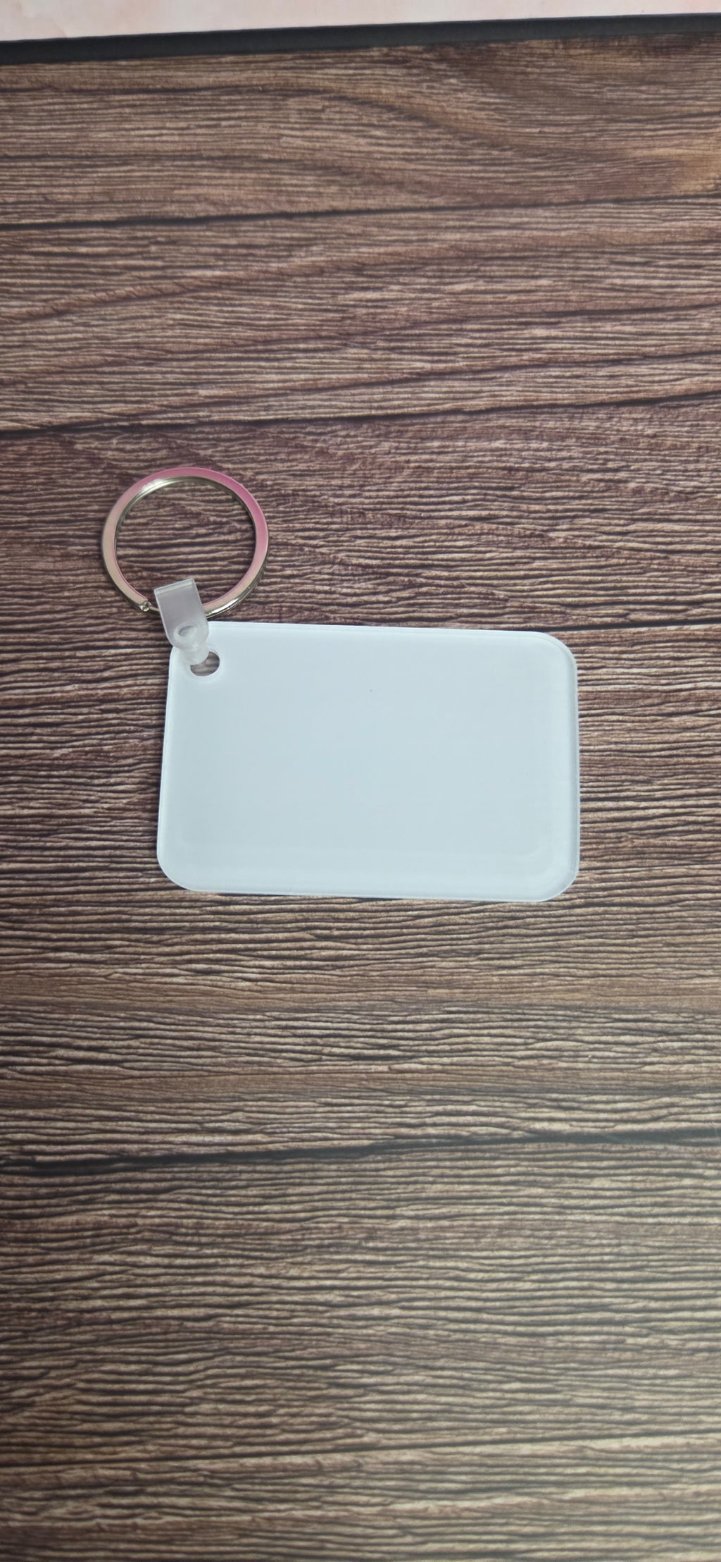 Acrylic keyring Rectangle