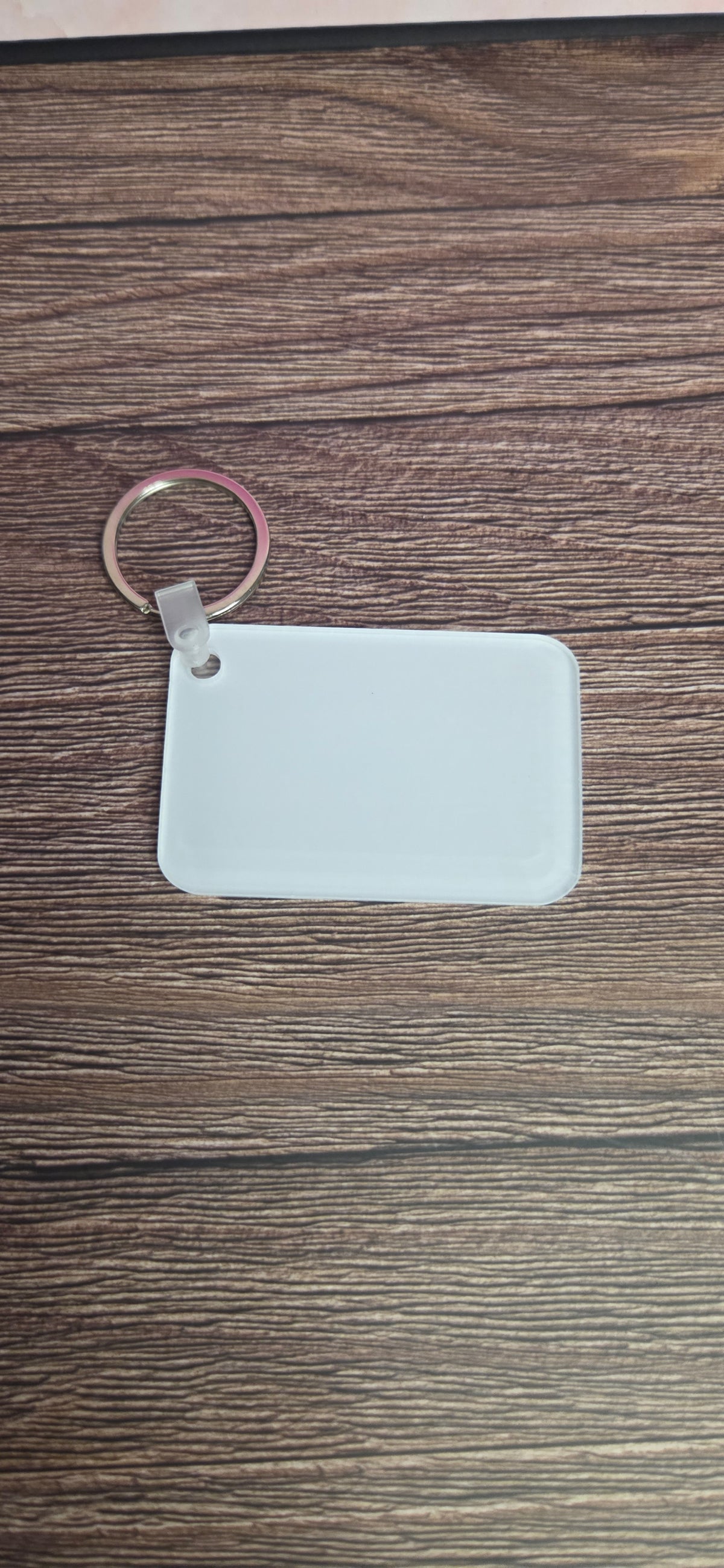 Acrylic keyring Rectangle